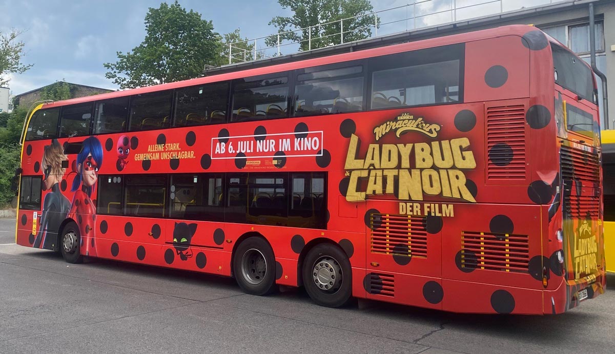 Ladybug & Cat Noir: Bus Branding